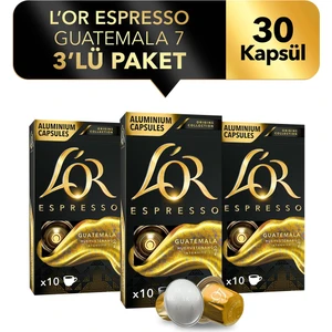 Espresso Origin Guatemala 3'lü Fırsat Paketi 30 Kapsül
