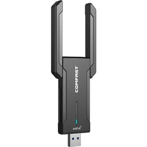 WIFI6E 5374MBPS 5.9g 7.1g Usb3.0 -Band Kablosuz Lan Adaptörü Masaüstü Bilgisayar Dizüstü Bilgisayar Için Wifi Alıcısı (Yurt Dışından)