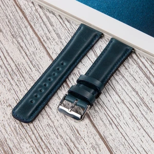 Hakiki Deri Saat Kordonu 20MM 22MM 24MM Fossil Diesel Lacoste Casio Polo Tissot Armani Tissot Nacar Klasik Saat Kordonu Deri Kayış Mavi