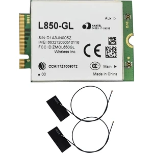 L850- Wwan Modülü + Anten 4g Lte Cat9 M.2 Lte ve Yönlendirici Için Wcdma Kartı (Yurt Dışından)