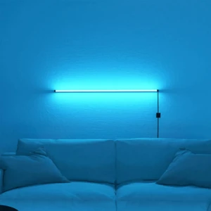LED Abajur Aplik Gece Lambası Rgb Lambader 16 Renkli Uzaktan Kumandalı Işık