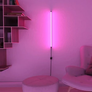 LED Abajur Aplik Gece Lambası Rgb Lambader 16 Renkli Uzaktan Kumandalı Işık