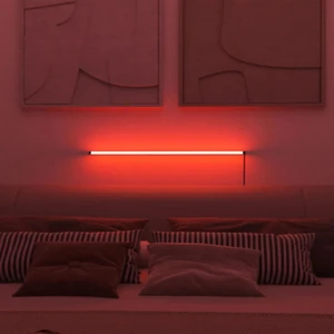 LED Abajur Aplik Gece Lambası Rgb Lambader 16 Renkli Uzaktan Kumandalı Işık