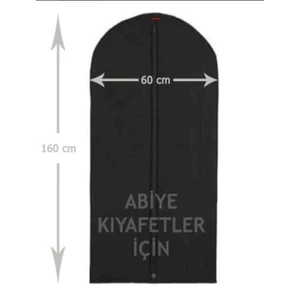 tozlupazar Gamboc Abiye Elbise Gelinlik Kılıf 69X160 Siyah Tela