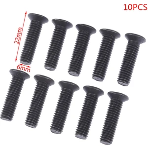 Betty Becky 10 Adet Sabitleme Vidası M6 * 22 Sol El Konu 1/2''unf Matkap Chuck Shank Adaptörü Güneş Işığı Süper Mağaza (Yurt Dışından)