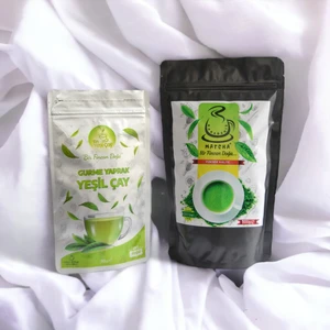 Karadeniz Matcha Çayı 500 Gram ( Saf Matcha ) + 1 Kutu  Gurme Yaprak Yeşil Çay