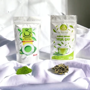 Karadeniz Matcha Çayı 250 Gram ( Saf Matcha ) + 1 Kutu  Gurme Yaprak Yeşil Çay