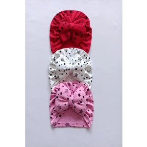 Kurdelalı Bebek Bone Bandana Seti