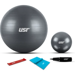 USR 553BM 20+55 Cm Pilates Topu + Pompa + 2 Lastik