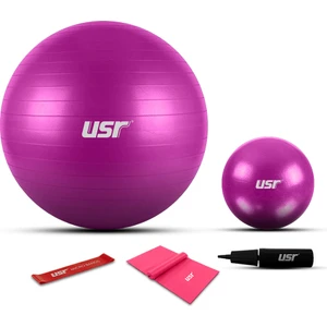 USR 552BM 20+55 Cm Pilates Topu + Pompa + 2 Lastik