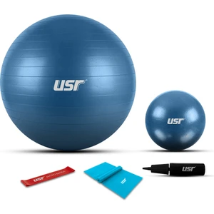 USR 551BM 20+55 Cm Pilates Topu + Pompa + 2 Lastik