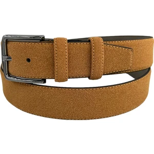 Süzer Deri 
4 cm. Klasik Suni Deri Süet Erkek Kemer Taba