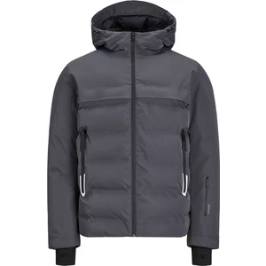 Jack & Jones Rüzgar ve Su Geçirmez Isı Yalıtımlı Kapüşonlu Şişme Mont Erkek Mont 12225287