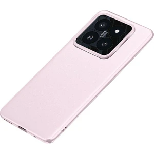 Xiaomi 14 Pro Kılıf Metal Lens Koruma Pu Deri Kaplı Arka Kapak (Yurt Dışından)