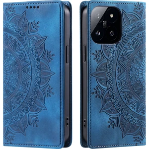 Xiaomi 14 Pro Kılıf Baskılı Mandala Çiçek Deri Telefon Kapağı (Yurt Dışından)