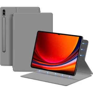 Samsung Galaxy Tab S9 Ultra Pu Deri Manyetik Tablet Kılıf Katlanabilir Stand Tablet Kapak (Yurt Dışından)