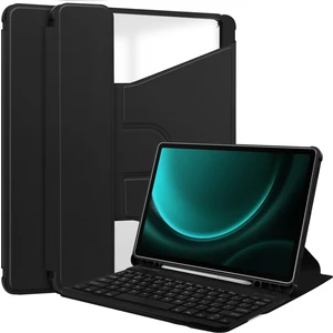 Samsung Galaxy Tab S9 Fe Plus Bluetooth Klavyeli Döner Stand Tablet Kapağı (Yurt Dışından)