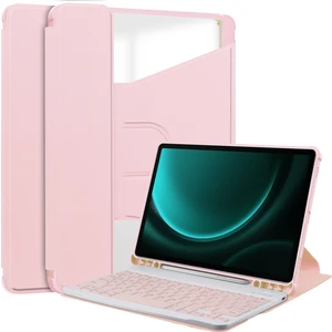Samsung Galaxy Tab S9 Fe Plus Bluetooth Klavyeli Döner Stand Tablet Kapağı (Yurt Dışından)