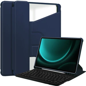 Samsung Galaxy Tab S9 Fe Plus Bluetooth Klavyeli Döner Stand Tablet Kapağı (Yurt Dışından)