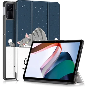 Xiaomi Redmi Pad Se Tri-Kat Stand Tablet Kılıf Pu Deri Tablet Kapak (Yurt Dışından)