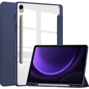 Samsung Galaxy Tab S9 Fe Tablet Kılıfı Deri+Tpu+Akrilik Stand Kapağı Kalem Yuvası (Yurt Dışından)