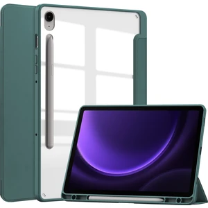 Samsung Galaxy Tab S9 Fe Tablet Kılıfı Deri+Tpu+Akrilik Stand Kapağı Kalem Yuvası (Yurt Dışından)