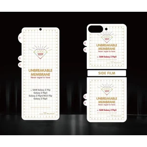 Samsung Galaxy Z Flip 5 Uyumlu Narr Tpu Çiftli Ön / Arka Body Ekran Koruyucu