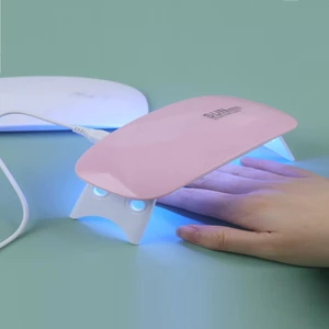 Ev Tipi Taşınabilir Uv LED Tırnak Kurutucu Oje Kurutucu Xolo Mini 6W 6 LED