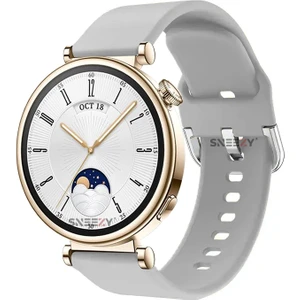Huawei Watch Gt4 41MM Ile Uyumlu 18MM Purelux Soft Tokalı Silikon Kordon