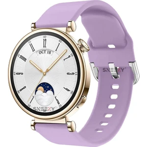 Huawei Watch Gt4 41MM Ile Uyumlu 18MM Purelux Soft Tokalı Silikon Kordon