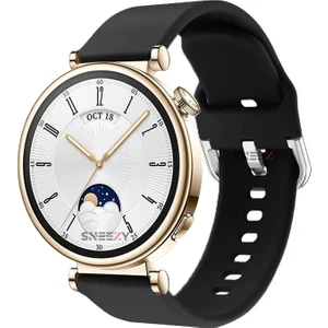 Huawei Watch Gt4 41MM Ile Uyumlu 18MM Purelux Soft Tokalı Silikon Kordon