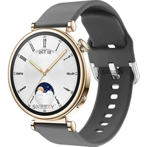 Huawei Watch Gt4 41MM Ile Uyumlu 18MM Purelux Soft Tokalı Silikon Kordon