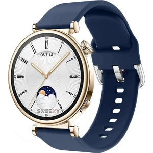 Huawei Watch Gt4 41MM Ile Uyumlu 18MM Purelux Soft Tokalı Silikon Kordon