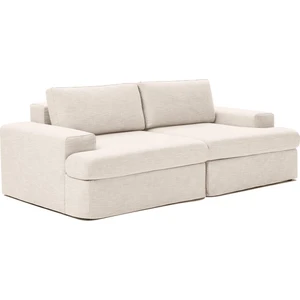 Mode Siesta Pro Kuş Tüyü Kanepe 2 Modül 05 Bej Keten Kumaş Işbir Sünger (Dairenize Teslim)