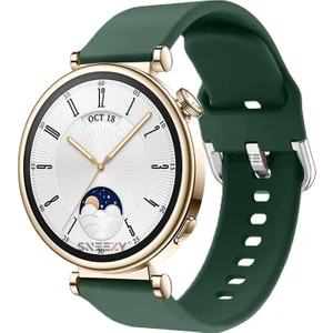 Huawei Watch Gt4 41MM Ile Uyumlu 18MM Purelux Soft Tokalı Silikon Kordon