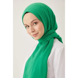 Fresco Scarfs Kadın Tesettür İpeksi Krinkıl Şal