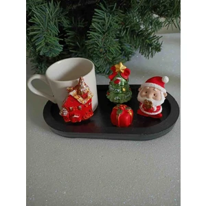 Cooll Vogue Noel Baba Yılbaşı Temalı Hediyelik Sunumluk Kahve Fincanı Modeli