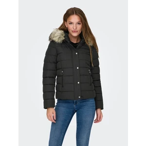 Kadın Mont Siyah 15304778 Onlnewluna Quılted Jacket cc Otw