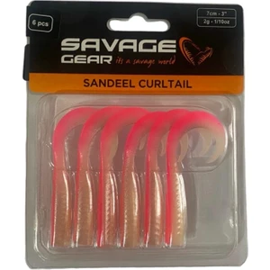 Savage Gear Lb Sandeel Curltail 7cm 2gr 6 Adet Silikon Yapay Yem