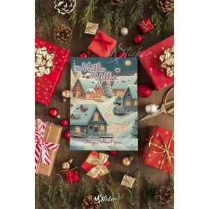 Yılbaşı Hediye Kartı 16 Adet Arkasına Not Yazılabilir Yeni Yıl Tebrik Kartı Özel Dokulu Kağıt