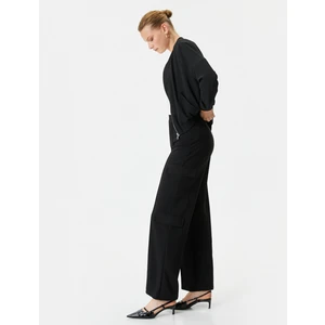 Kargo Pantolon Cepli Düz Paça