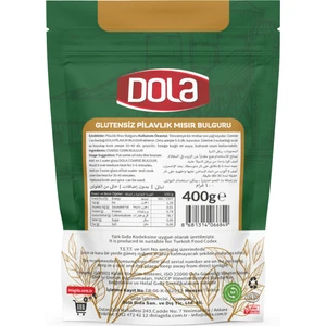 Glutensiz Pilavlık Bulgur 400 gr