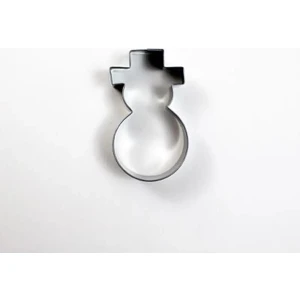 Tinky Winky Yılbaşı Kardan Adam Figürlü Kurabiye Kalıbı Metal Kopat