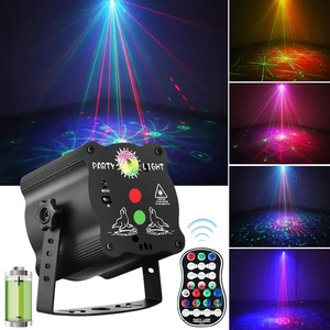 Dj Disco Stage Party Lights - LED Sound Activated Light - Rgb Strobe Projector Powered For Christmas Halloween Decorations Karaoke Pub Ktv Bar Dance Gift Birthday Wedding (Yurt Dışından)