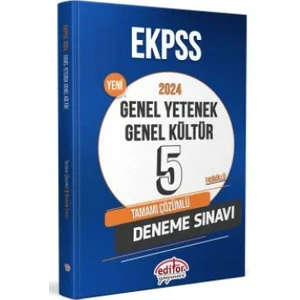 Data Yayınları EKPSS Tamamı Çözümlü 5 Deneme Sınavı