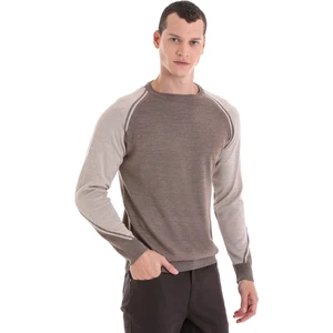 Vizon Regular Fit Bisiklet Yaka Jakarlı Yünlü Triko Kazak