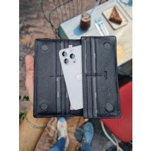 902  Deri El Geçmeli Kordonlu Kişiye Özel Telefon Hazneli Erkek Kadın Cüzdan El Çantası