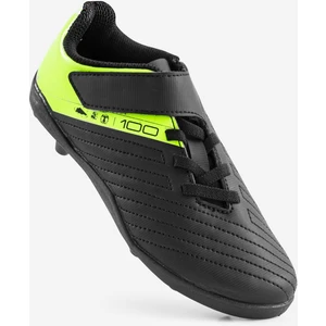 Kipsta Çocuk Krampon / Futbol Ayakkabısı - Siyah / Sarı - 100 Easy Ag/fg