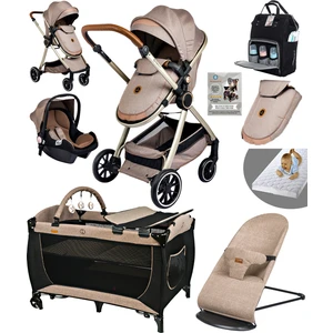 Baby Home 8 In 1 Yeni Doğan Set 990 Travel Sistem Bebek Arabası Lorelli Anne Yanı Beşik Oyun Parkı Yatak  370 Ana Kucağı