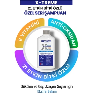 X-Treme Dökülen ve Geç Uzayan Saçlar Için Şampuan 400 ml Şampuan